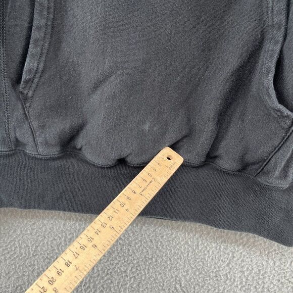 Champion Reverse Weave Hoodie Sweatshirt Men's Size S Black Fleece Lined - Picture 7 of 10